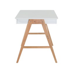 Biurko z szufladami 120 x 70 cm białe SHESLAY