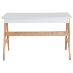 Biurko z szufladami 120 x 70 cm białe SHESLAY