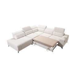 Luxury Corner Sofa Ballagio IX with Sleeping Function, Weave, Spring 1112