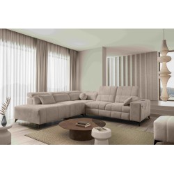 Luxus-Ecksofa Ballagio IX mit Schlaffunktion Plecionka, Spring 1110