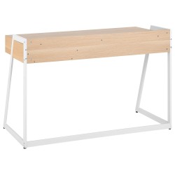 Biurko z szufladą 120 x 60 cm jasne drewno QUITO