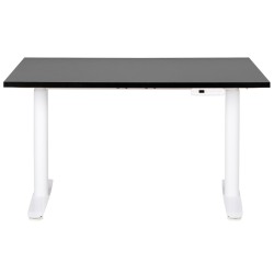 Biurko regulowane elektrycznie 120 x 72 cm czarno-białe DESTINAS