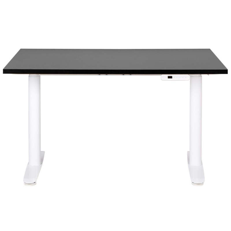 Biurko regulowane elektrycznie 120 x 72 cm czarno-białe DESTINAS