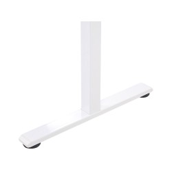 Biurko regulowane elektrycznie 120 x 60 cm białe GRIFTON