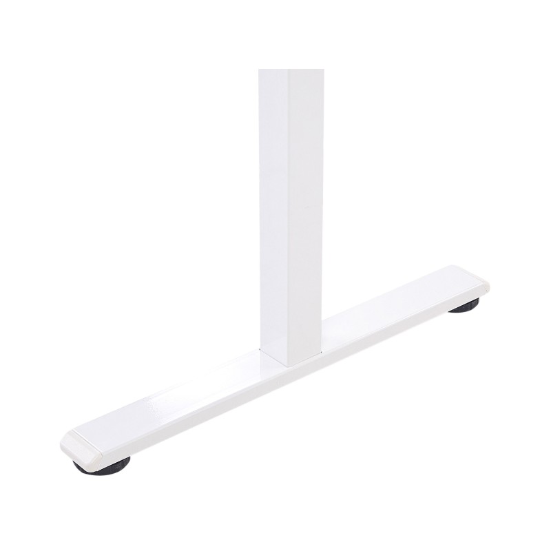 Biurko regulowane elektrycznie 120 x 60 cm białe GRIFTON