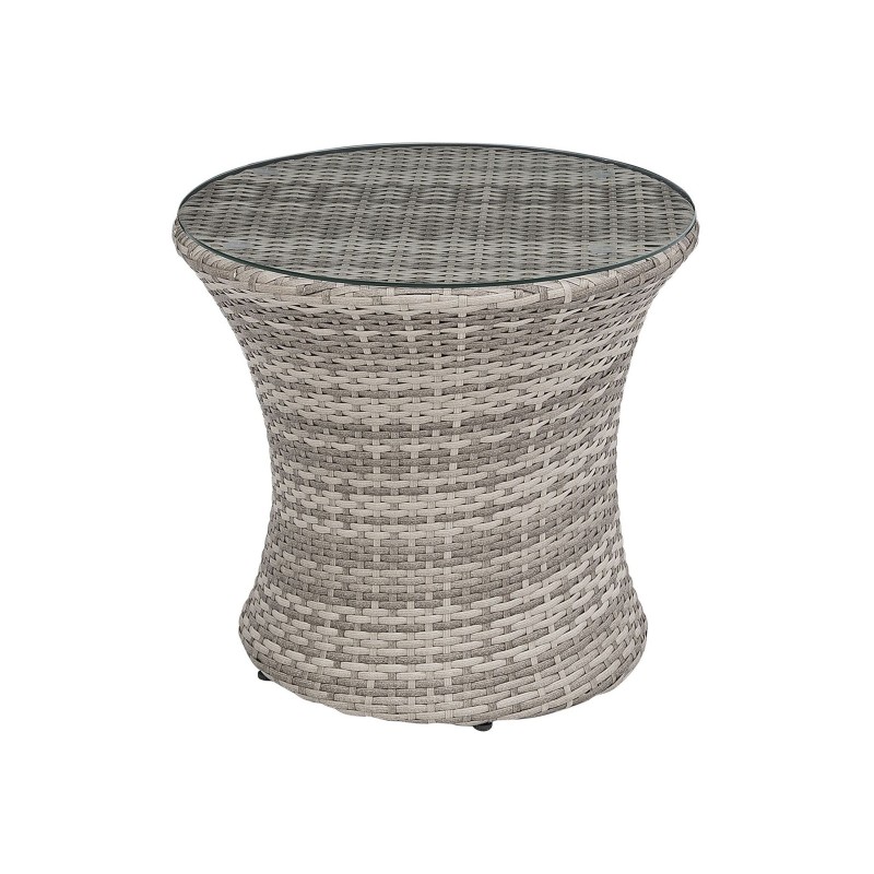 Zestaw mebli balkonowych z poduszkami CAPRI Technorattan Szary