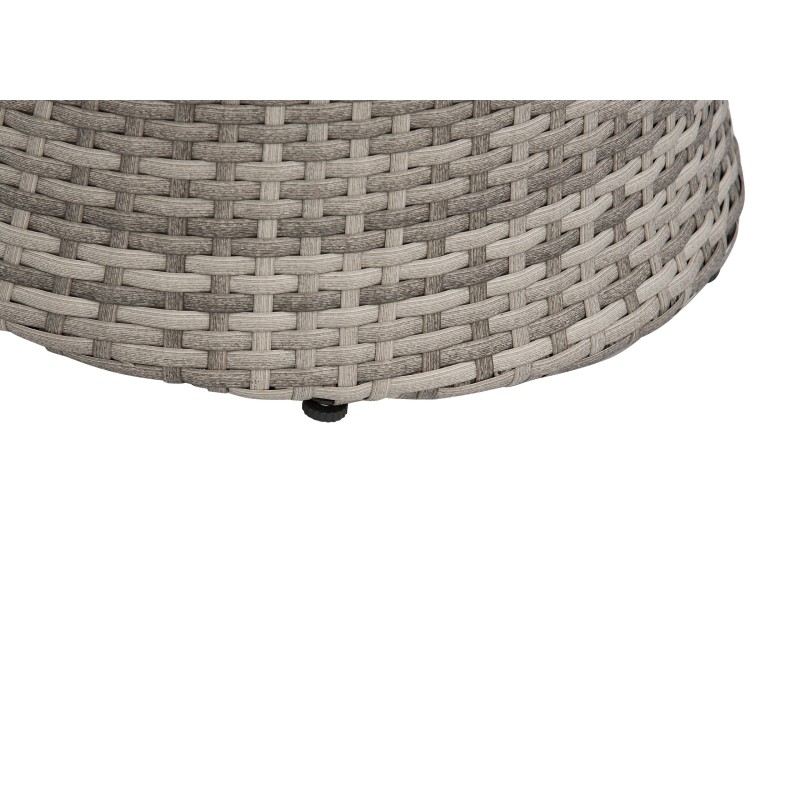 Zestaw mebli balkonowych z poduszkami CAPRI Technorattan Szary