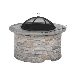 Palenisko ogrodowe z grillem TAMBORA Beton Szary