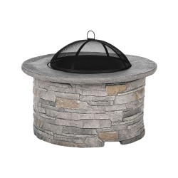 Palenisko ogrodowe z grillem TAMBORA Beton Szary