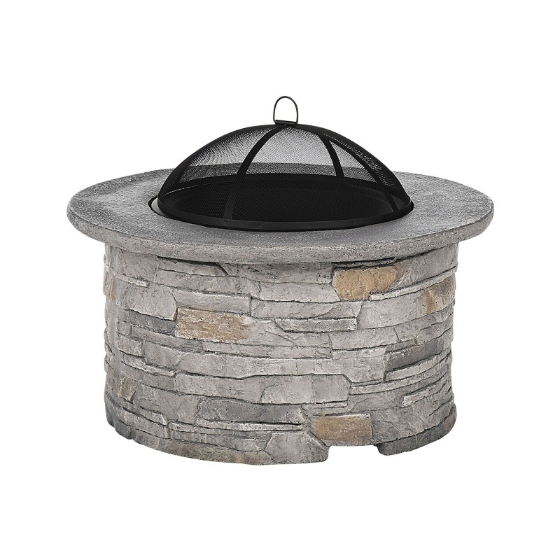 Palenisko ogrodowe z grillem TAMBORA Beton Szary