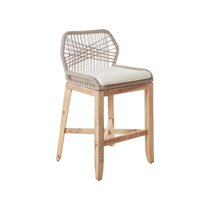 Zestaw mebli balkonowych z poduszkami TALAMONE Drewno akacjowe Szary