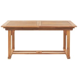 Zestaw ogrodowy dla 6 osób JAVA z poduszkami Drewno akacjowe Bordowy