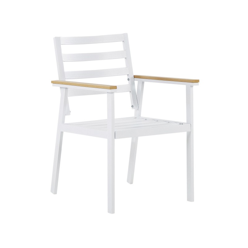 Zestaw ogrodowy dla 4 osób CAVOLI z poduszkami Metal Beżowy