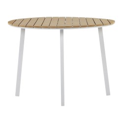 Zestaw ogrodowy dla 4 osób CAVOLI z poduszkami Metal Beżowy