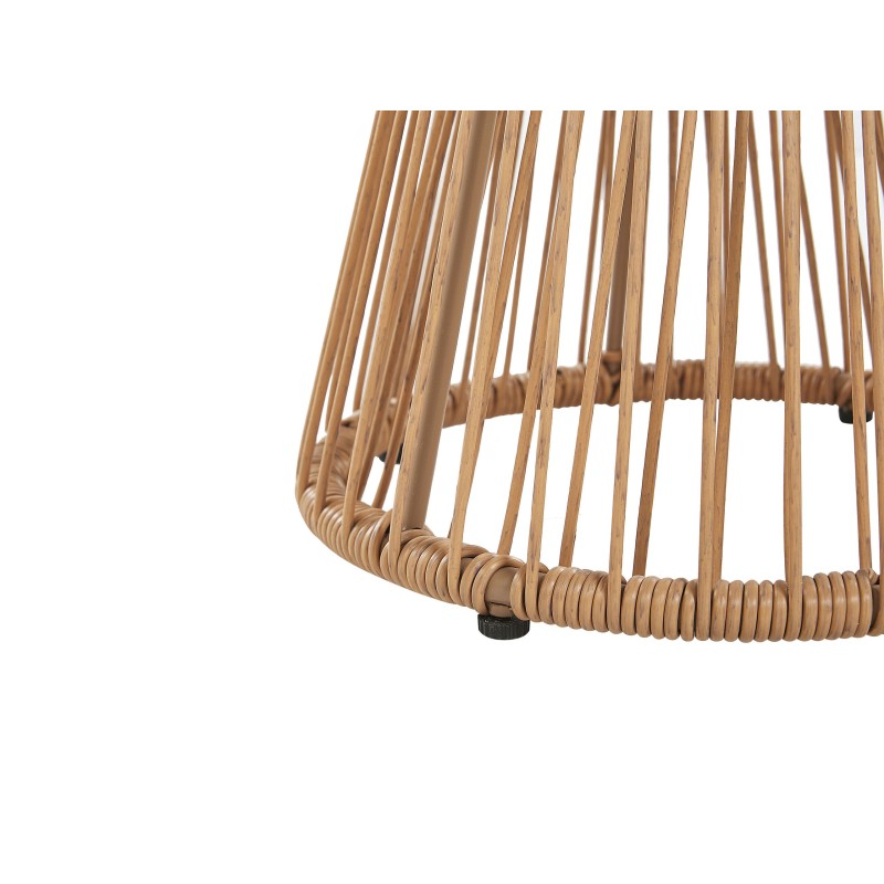 Zestaw mebli balkonowych z poduszkami TRESTINA Technorattan Jasnobrązowy