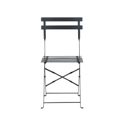 Zestaw mebli balkonowych Składane FIORI Metal Czarny