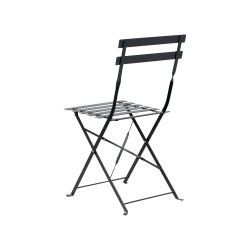 Zestaw mebli balkonowych Składane FIORI Metal Czarny