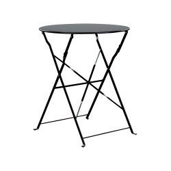 Zestaw mebli balkonowych Składane FIORI Metal Czarny