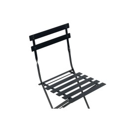 Zestaw mebli balkonowych Składane FIORI Metal Czarny