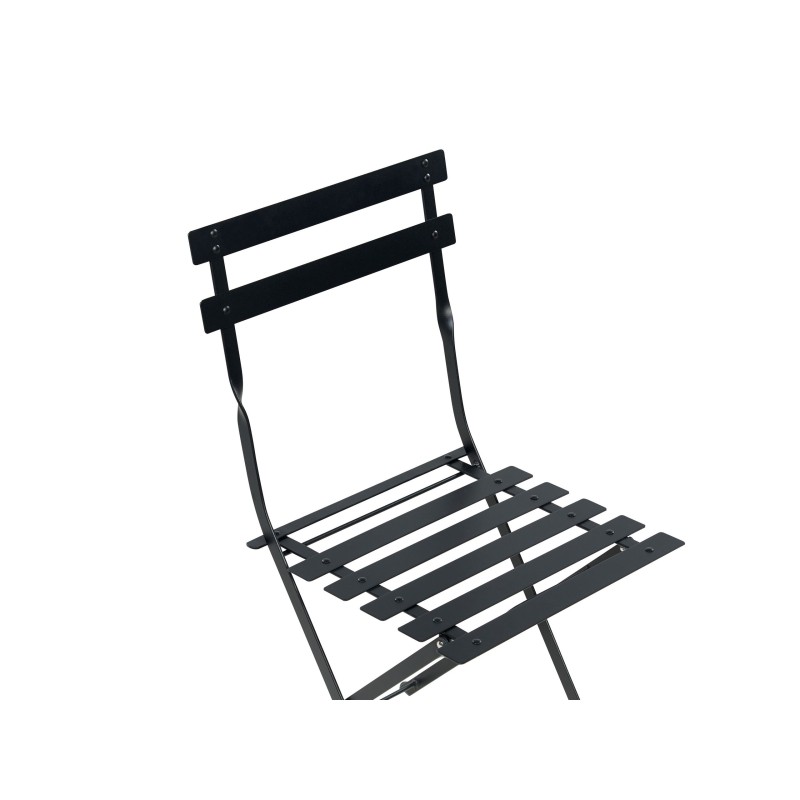 Zestaw mebli balkonowych Składane FIORI Metal Czarny