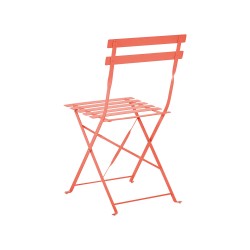 Zestaw mebli balkonowych Składane FIORI Metal Koralowy