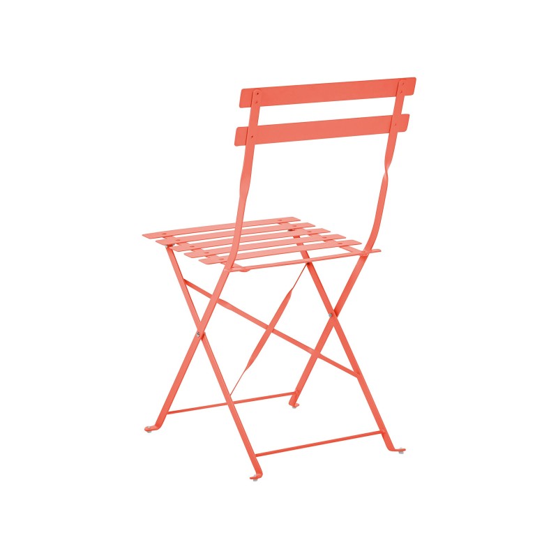 Zestaw mebli balkonowych Składane FIORI Metal Koralowy