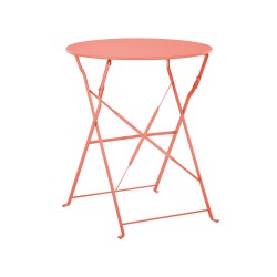 Zestaw mebli balkonowych Składane FIORI Metal Koralowy