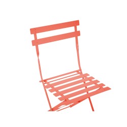 Zestaw mebli balkonowych Składane FIORI Metal Koralowy