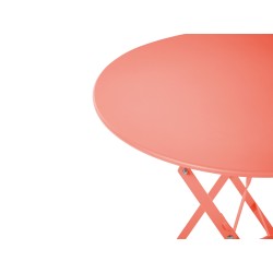 Zestaw mebli balkonowych Składane FIORI Metal Koralowy