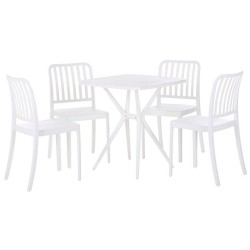 Zestaw ogrodowy dla 4 osób SERSALE Biały