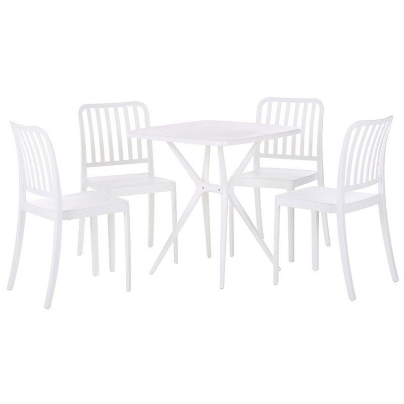 Zestaw ogrodowy dla 4 osób SERSALE Biały