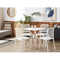 Zestaw ogrodowy dla 4 osób SERSALE Biały