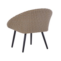 Zestaw mebli balkonowych z poduszkami ORTIGIA Technorattan Jasnobeżowy Beżowy