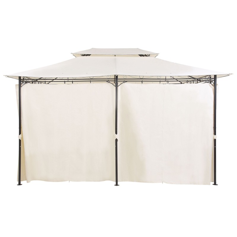 Pawilon ogrodowy COLOS Metal 400 cm 300 cm Beżowy