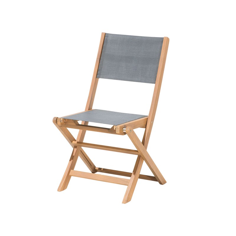 Zestaw ogrodowy z leżakami dla 8 osób CESANA Drewno akacjowe Jasnobrązowy