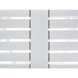 Zestaw mebli balkonowych z poduszkami Składane FIJI Drewno Biały