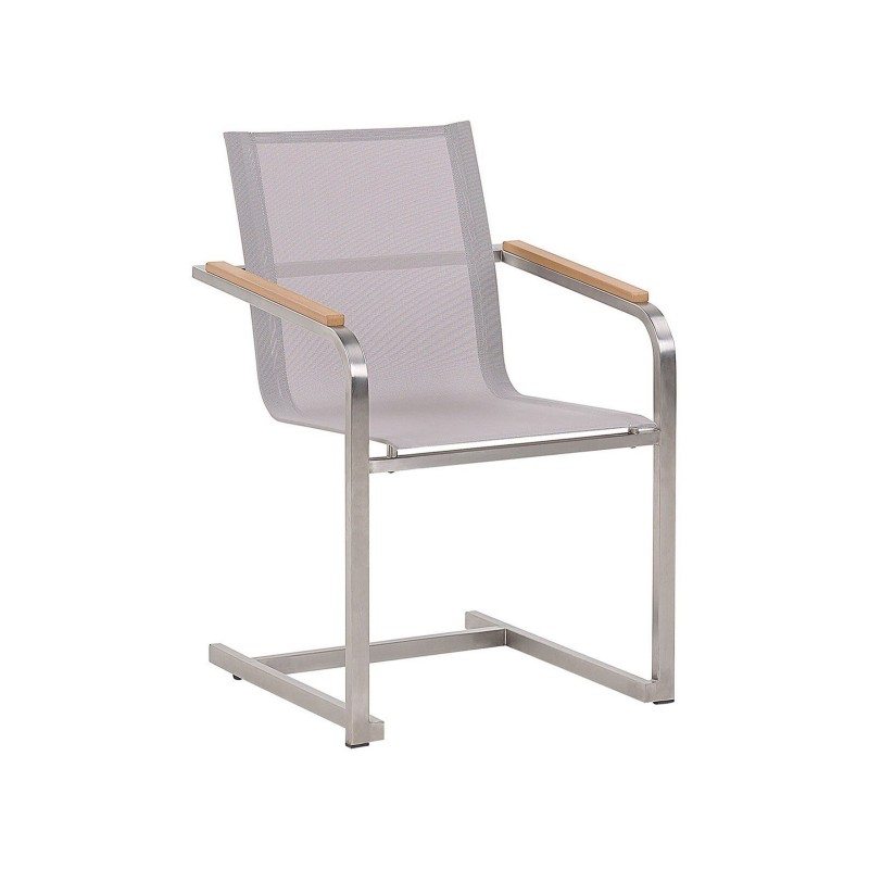 Zestaw ogrodowy dla 6 osób COSOLETO Szkło hartowane Biały