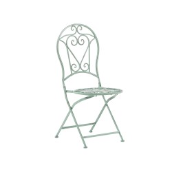 Zestaw mebli balkonowych Składane TRENTO Metal Jasnozielony