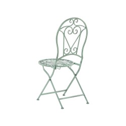 Zestaw mebli balkonowych Składane TRENTO Metal Jasnozielony