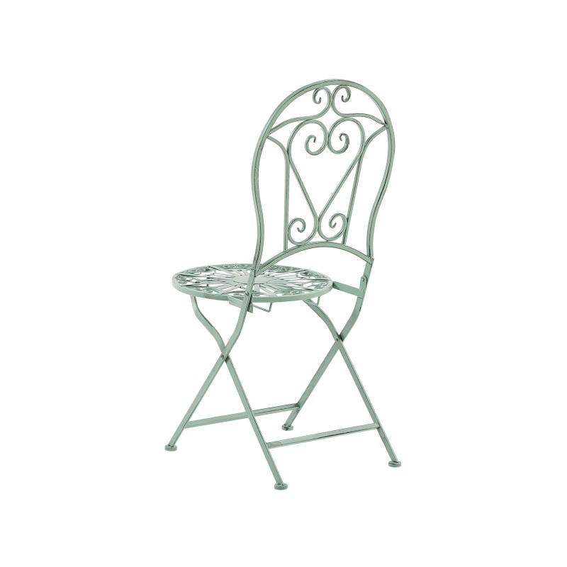 Zestaw mebli balkonowych Składane TRENTO Metal Jasnozielony