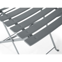 Zestaw mebli balkonowych Składane FIORI Metal Szary