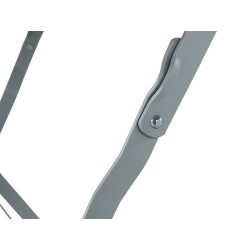 Zestaw mebli balkonowych Składane FIORI Metal Szary