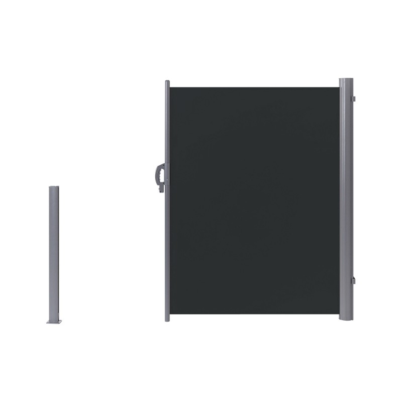 Markiza boczna DORIO 305 cm 160 cm Grafitowy