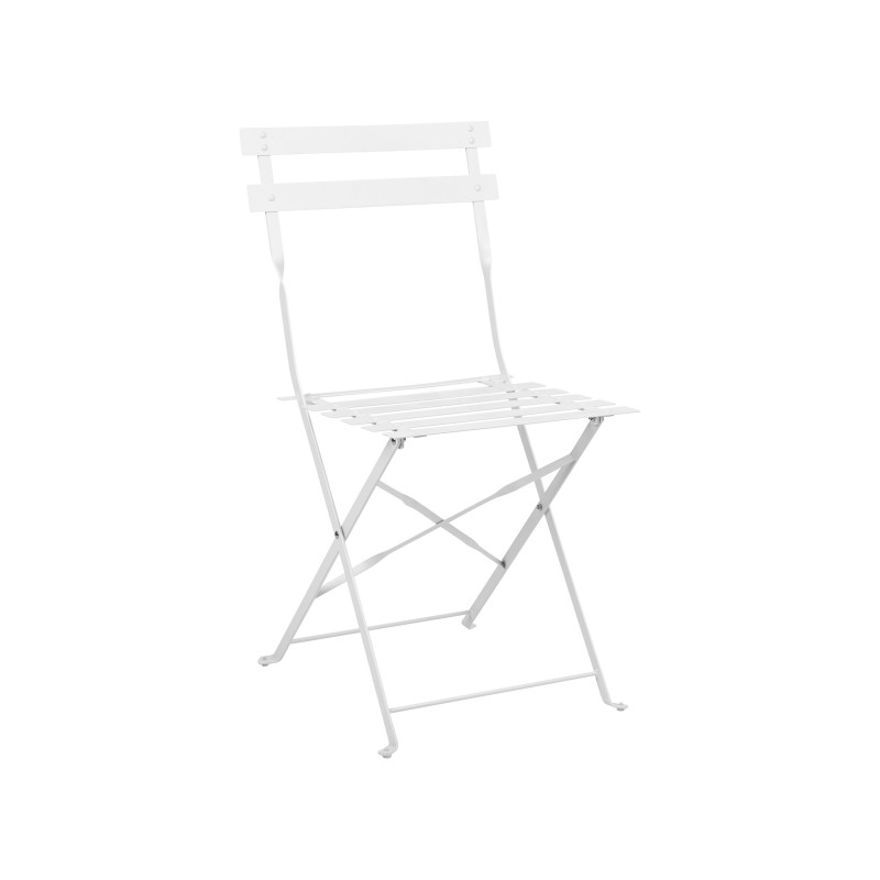 Zestaw mebli balkonowych Składane FIORI Metal Biały