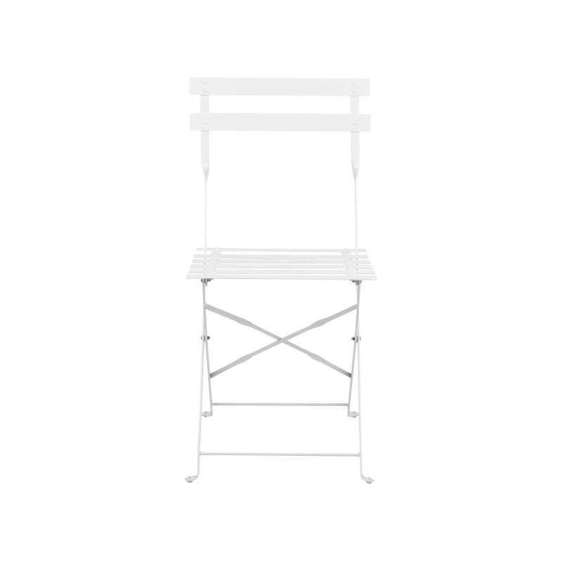 Zestaw mebli balkonowych Składane FIORI Metal Biały