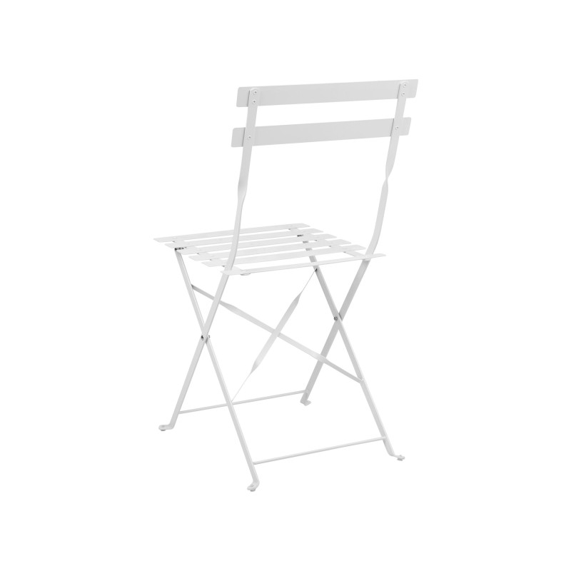 Zestaw mebli balkonowych Składane FIORI Metal Biały