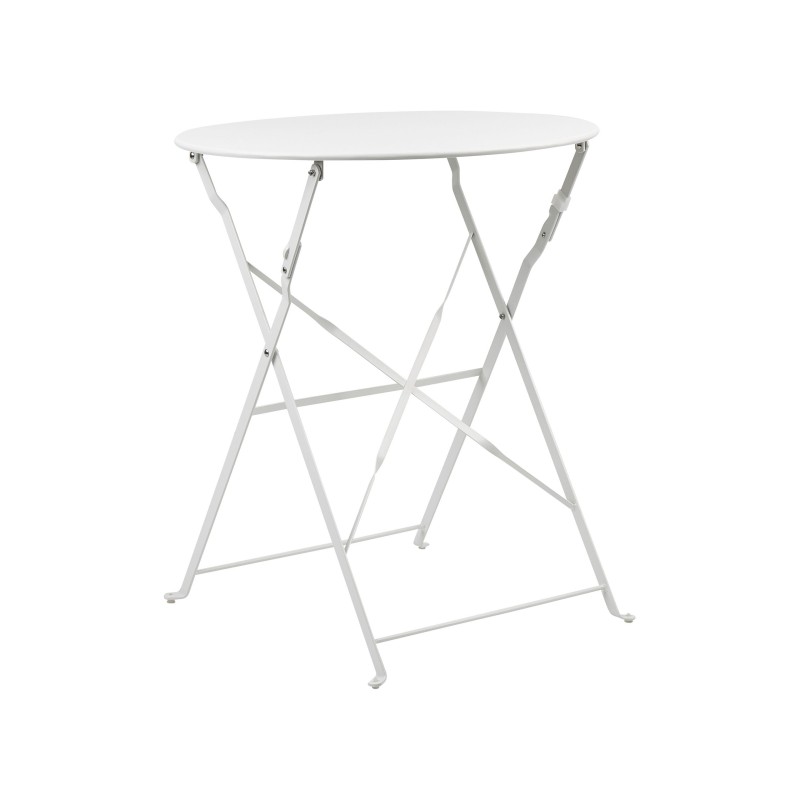 Zestaw mebli balkonowych Składane FIORI Metal Biały