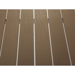 Zestaw ogrodowy z ławkami dla 6 osób NARDO Brązowy