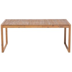 Zestaw ogrodowy dla 6 osób SASSARI Drewno akacjowe Brązowy