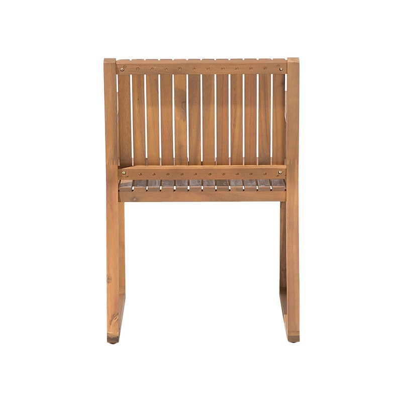 Zestaw ogrodowy dla 6 osób SASSARI Drewno akacjowe Brązowy